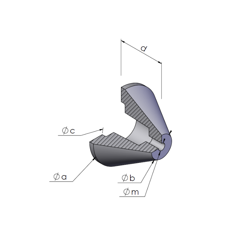 Gepy Opzetstuk Bull-Nose