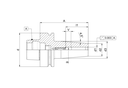 Diebold HSK-F63 Krimpopname Ø20 A=75