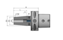 Schüssler Corum C6 Krimpopname Ø14 - 4,5° - L=85 Cool Tool