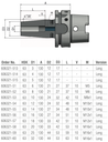 Schüssler HSK-A63 Ø3 - 4,5° -2 L=130 (Lang) Krimpopname