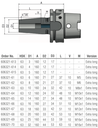 Schüssler HSK-A63 Ø3 - 4,5° -2 L=160 (Extra Lang) Krimpopname