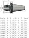 Schüssler SK40 Weldonopname Ø32 L=100