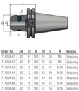 Schüssler SK40 Weldonopname Ø20 L=160