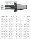 Schüssler SK40 Krimpopname Ø18 - 4,5° - L=130