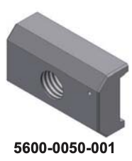 BEST Vervangplaat voor snelwisselinzet linkse draad 50mm bre
