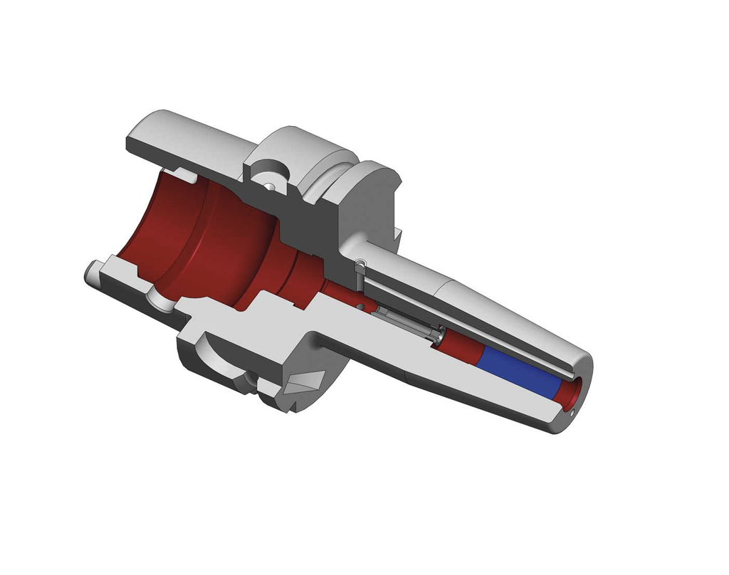 Diebold HSK-A63 Krimpopname Ø25 A=115 CT