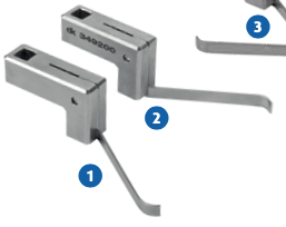 DK 349300 Klemvinger Links L=50mm