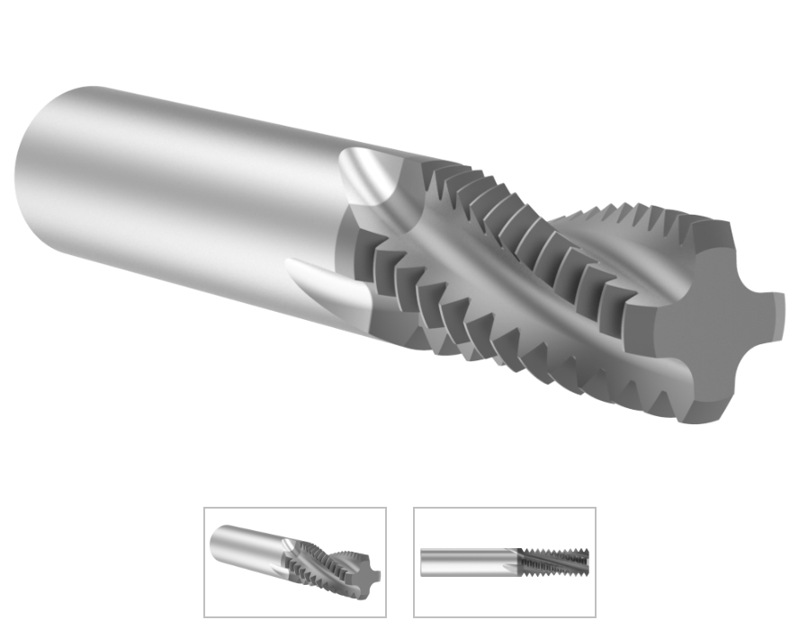 AMEC  M24 X 3.00mm Metric Shk AM210 Ctd 856 S/Carbide Threadmill