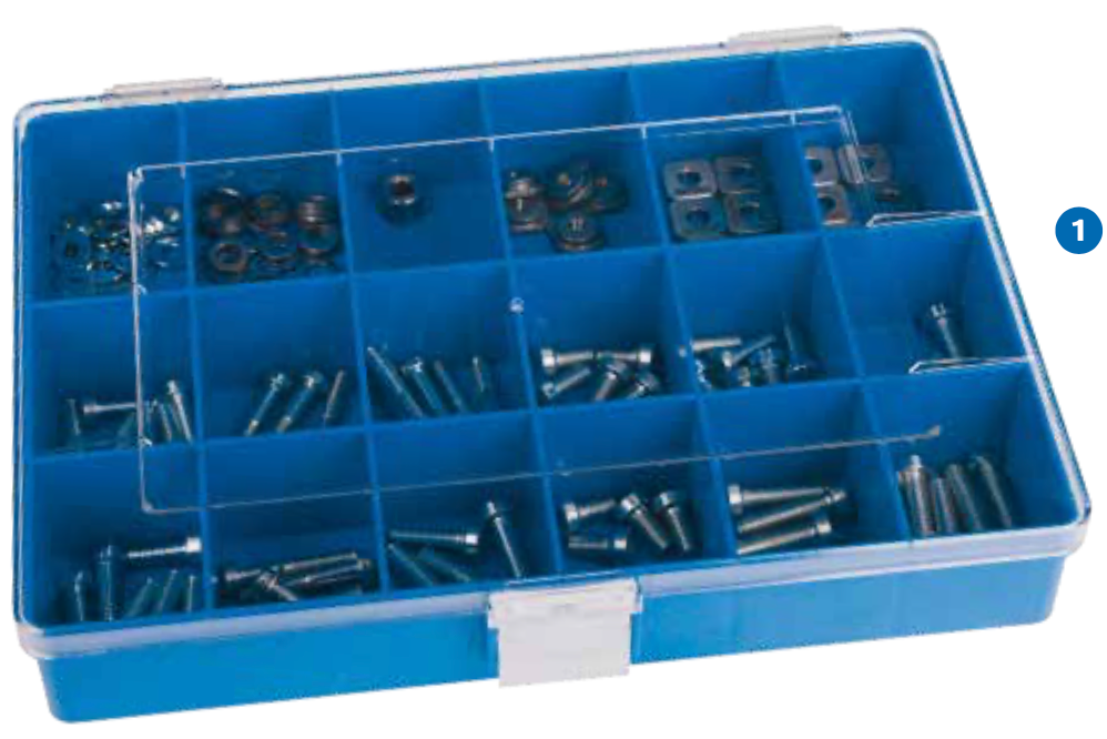 DK 369800 Quaderfix Screwing set for Cube 25