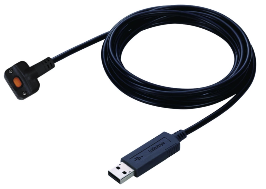 Mitutoyo 06AFM380B USB Input Tool Direct (Digimatic USB) Digi/Digi2, With Data Button IP Micrometer Type