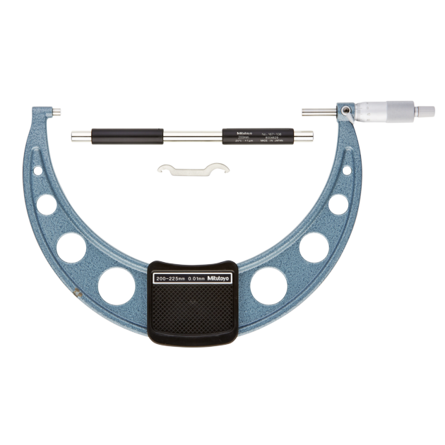 Mitutoyo 103-145-10 Outside Micrometer Economy Design 200-225mm