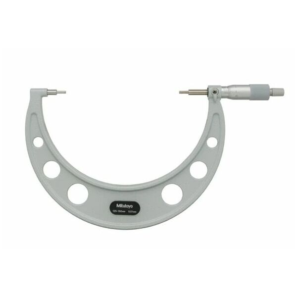 Mitutoyo 111-120 Spline Micrometer 125-150mm, 3mm Measuring Face