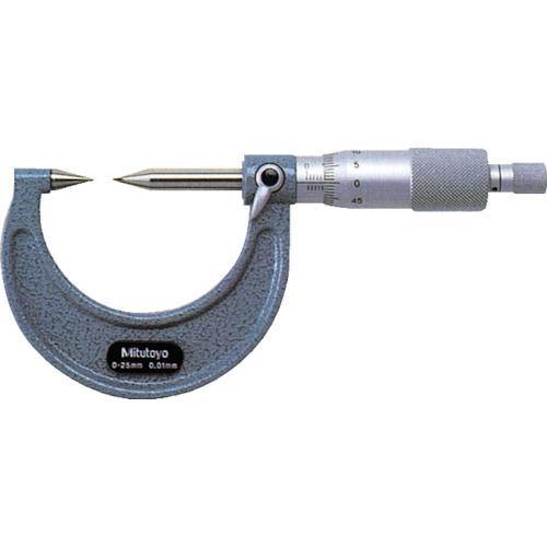 Mitutoyo 112-154 Point Micrometer with Hardened Tip 25-50mm, 15° Tip