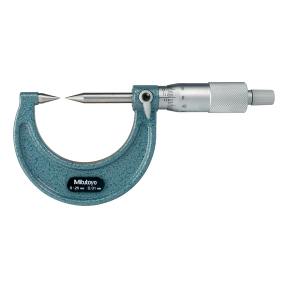 Mitutoyo 112-202 Point Micrometer with Hardened Tip 25-50mm, 30° Tip