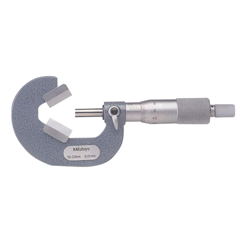 Mitutoyo Buitenschroefmaat 1-15mm met prisma aambeeld