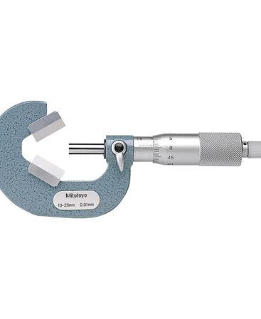 Mitutoyo 114-102 3 Flute V-Anvil Micrometer 10-25mm