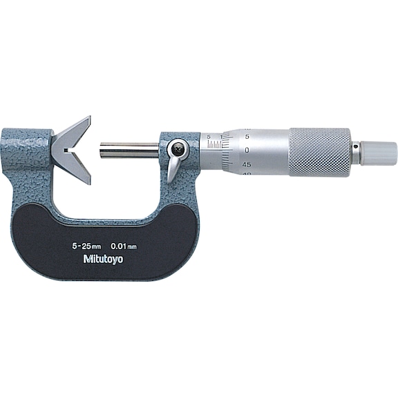 Mitutoyo 114-121 5 Flute V-Anvil Micrometer 5-25mm