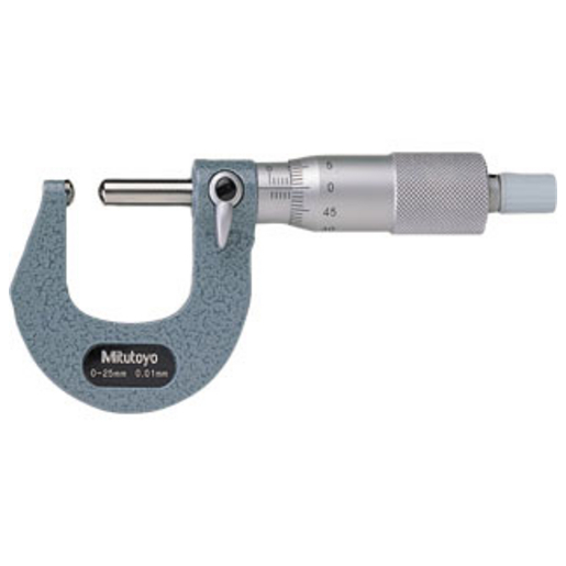 Mitutoyo 115-217 Tube Micrometer, Spherical Anvil/Spindle 50-75mm