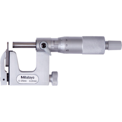 Mitutoyo 117-101 Interchangeable Anvil Micrometer 0-25mm