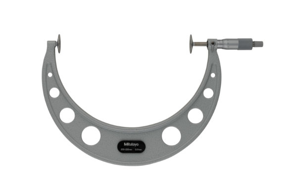 Mitutoyo 123-111 Disc Micrometer, Hardened Steel Disks 250-275mm, Disk=30mm