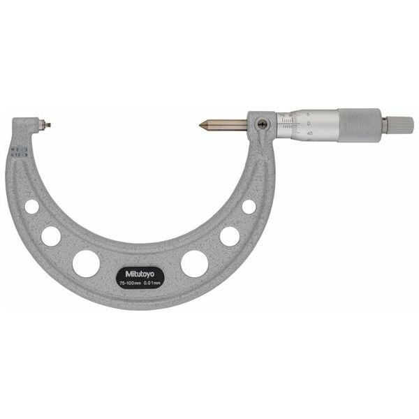 Mitutoyo 125-118 Screw Thread Micrometer 75-100mm, 2-3mm/13-9TPI
