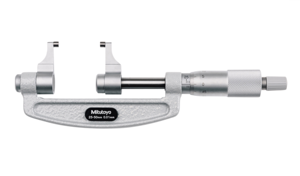 Mitutoyo 143-102 Caliper Jaw Micrometer 25-50mm