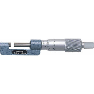 Mitutoyo Buitenschroefmaat 0-25mm met platte beugel