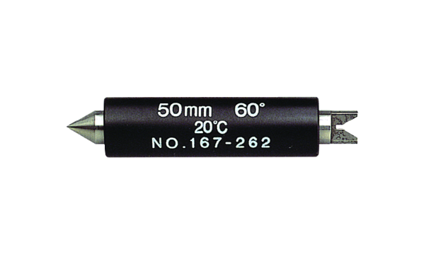 Mitutoyo 167-262 Setting Standard Screw Thread Micrometer 60°, Length: 50mm