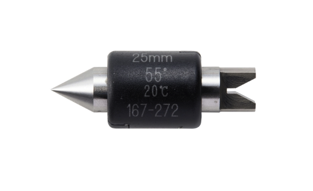 Mitutoyo 167-272 Setting Standard Screw Thread Micrometer 55°, Length: 25mm