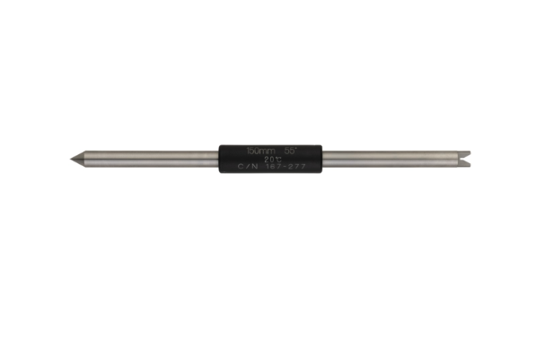 Mitutoyo 167-277 Setting Standard Screw Thread Micrometer 55°, Length: 150mm