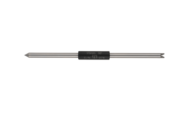 Mitutoyo 167-278 Setting Standard Screw Thread Micrometer 55°, Length: 175mm