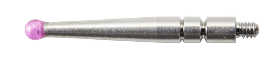 Mitutoyo 21CZA201 Tastpunt voor zwenktaster Ø2mm, 20,9 mm lengte, robijn