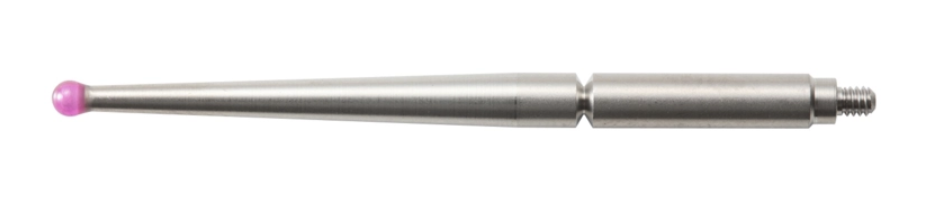 Mitutoyo 21CZA211 Stylus for Series 513 D=2mm, 41mm Length, Ruby