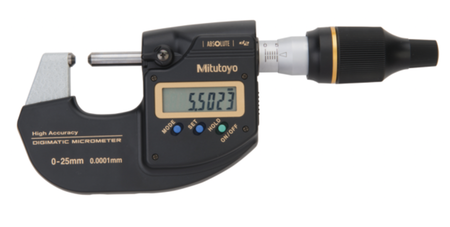 Mitutoyo 293-100-20 digitale Schroefmaat 0-25mm MDH-25M res. 0,1um