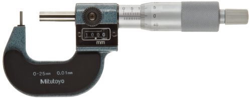 Mitutoyo 295-302 Digit Tube Micrometer, Type A 0-25mm