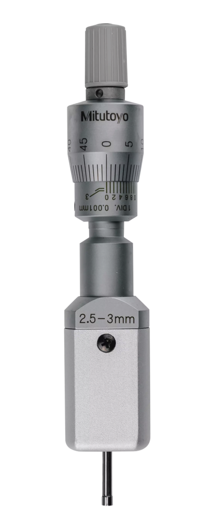 Mitutoyo 368-002 2-Point Internal Micrometer Holtest 2,5-3mm, 0,001mm