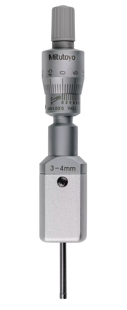 Mitutoyo 368-003 2-Point Internal Micrometer Holtest 3-4mm, 0,001mm
