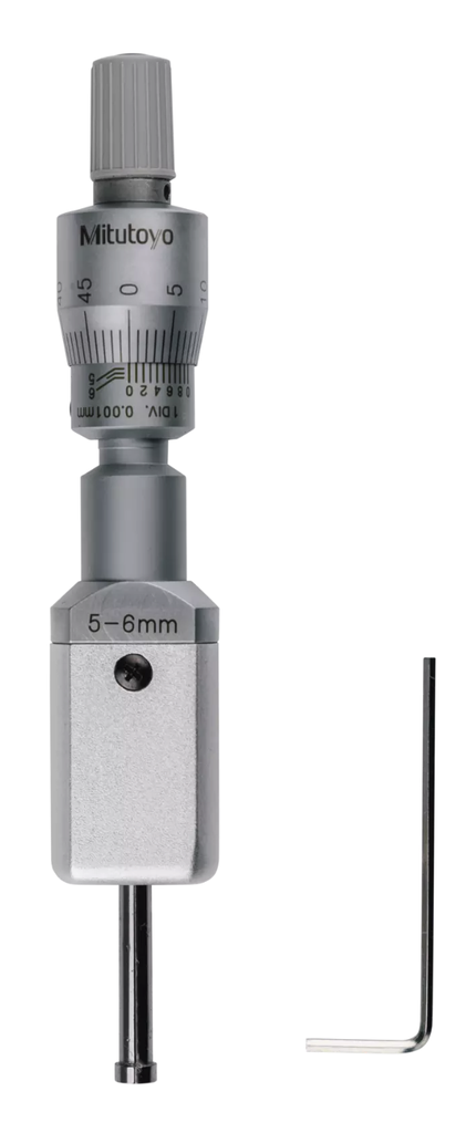 Mitutoyo 368-005 2-Point Internal Micrometer Holtest 5-6mm, 0,001mm