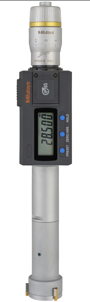 Mitutoyo 468-167 Digital 3-Point Internal Micrometer 25-30mm, IP65, TIN