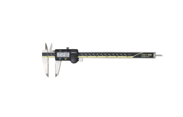 Mitutoyo 500-176-30 Digital ABS AOS Caliper, OD Carb. Jaws Inch/Metric, 0-8", Blade, Thumb R., Outp