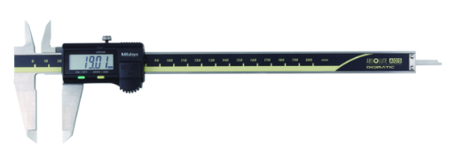 Mitutoyo 500-182-30 Digital AOS ABS Caliper 0-200mm, Blade, w/o Data Output