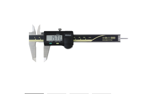 Mitutoyo 500-201-30 Digital ABS AOS Caliper 0-100mm, Rod, Data Output