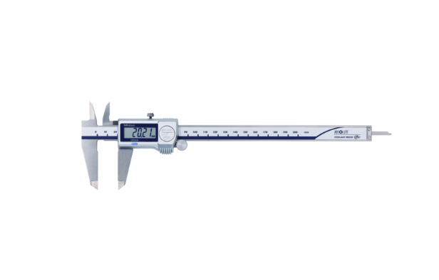 Mitutoyo 500-703-20 Digital ABS Caliper CoolantProof IP67 0-200mm, Blade, Thumb Roller, w/o Output