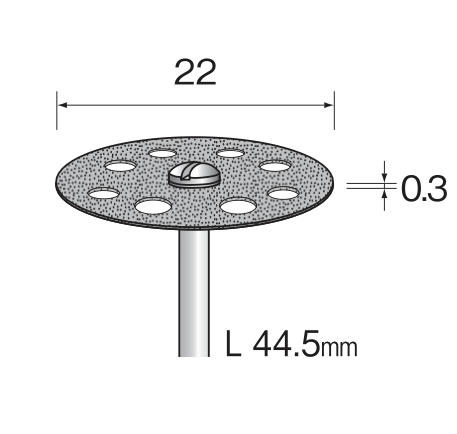 Yamazen Slijpschijf φ22 met Diamant coating #120