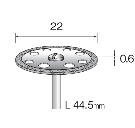 Yamazen Slijpschijf φ22 met Diamant coating #120