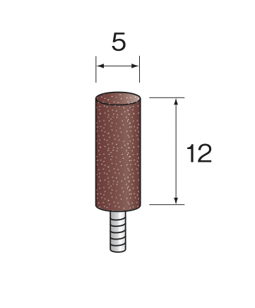 Yamazen Rubber stift φ5 L=12 #120