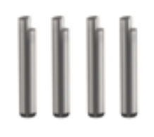 DK 307800 Cylindrical pins Ø 5 mm for 80/100 mm vice straight support surface, 26 mm length, set of 4