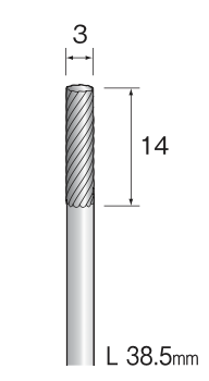 Yamazen VHM Stiftfrees φ3 Cilindrisch