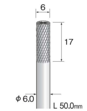 Yamazen VHM Stiftfrees kruisvertand φ6.