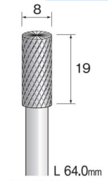 Yamazen VHM Stiftfrees kruisvertand φ8.